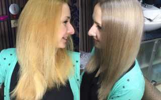 Каким тоном закрасить желтизну волос после осветления